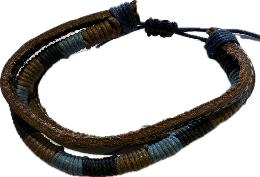 Gypsy Stacked Men's Bracelet - Sand Ocean Sky
