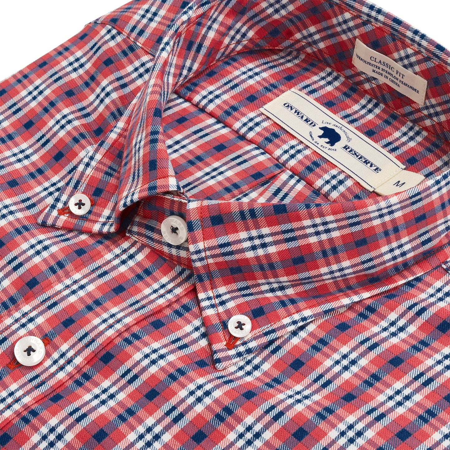 Onward Reserve Trigger Classic Fit Brushed Performance Twill - Sundried Tomato