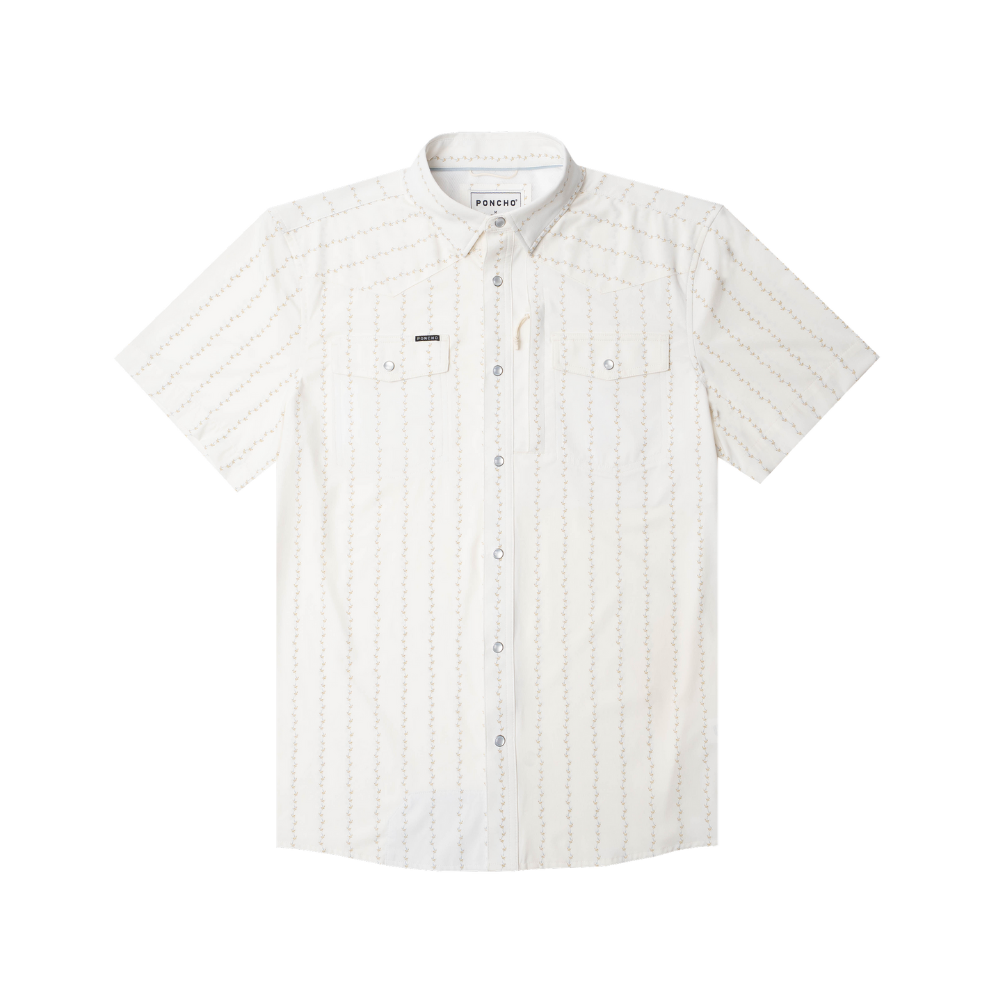 Poncho Outdoors | The 1836 | White Blue Bonnet Stripe