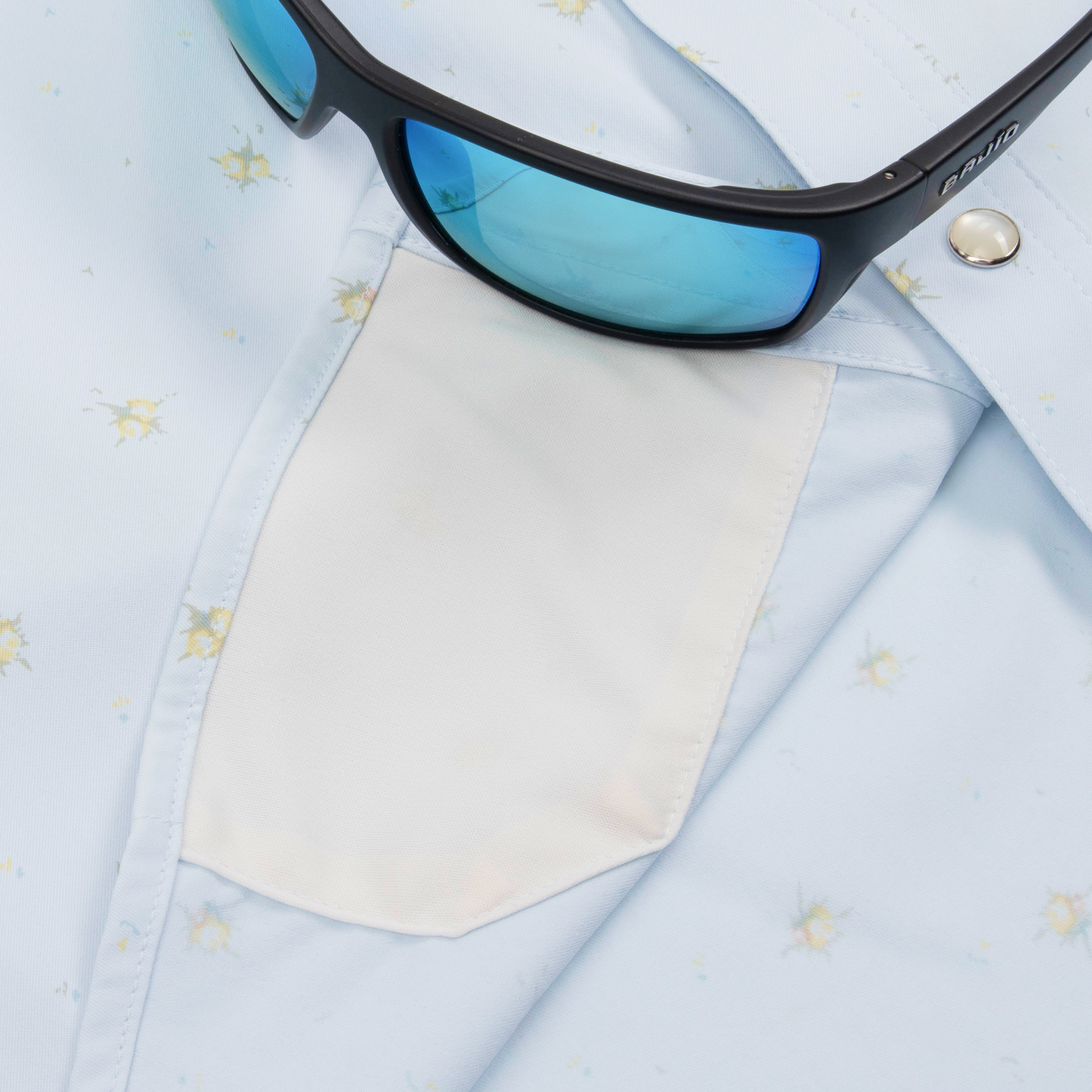 Poncho Outdoors | The Bonito | Light Blue Rose Print