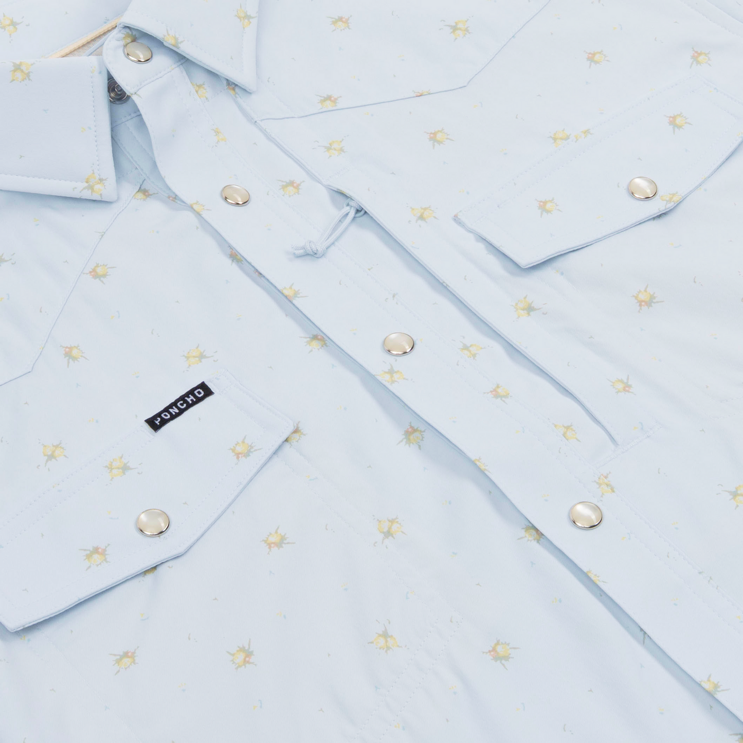 Poncho Outdoors | The Bonito | Light Blue Rose Print