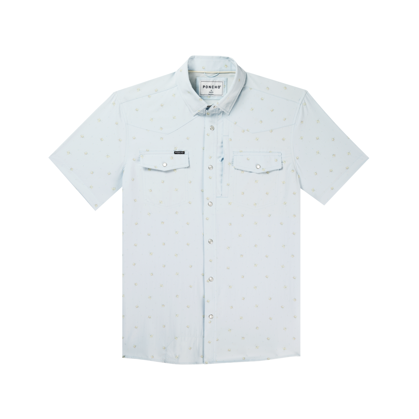 Poncho Outdoors | The Bonito | Light Blue Rose Print