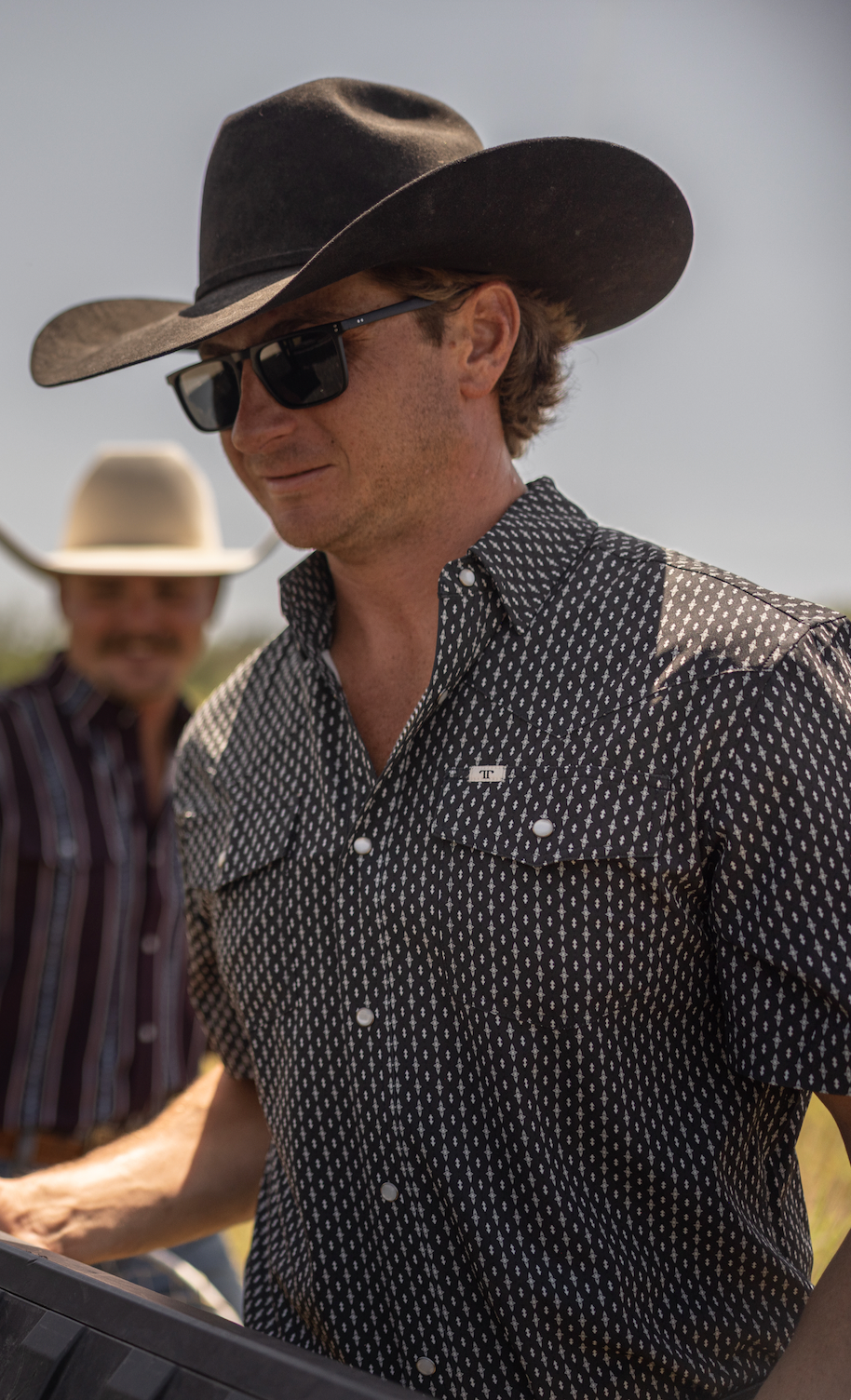 Ferrell | The Cash | Short Sleeve Snap Shirt | Black