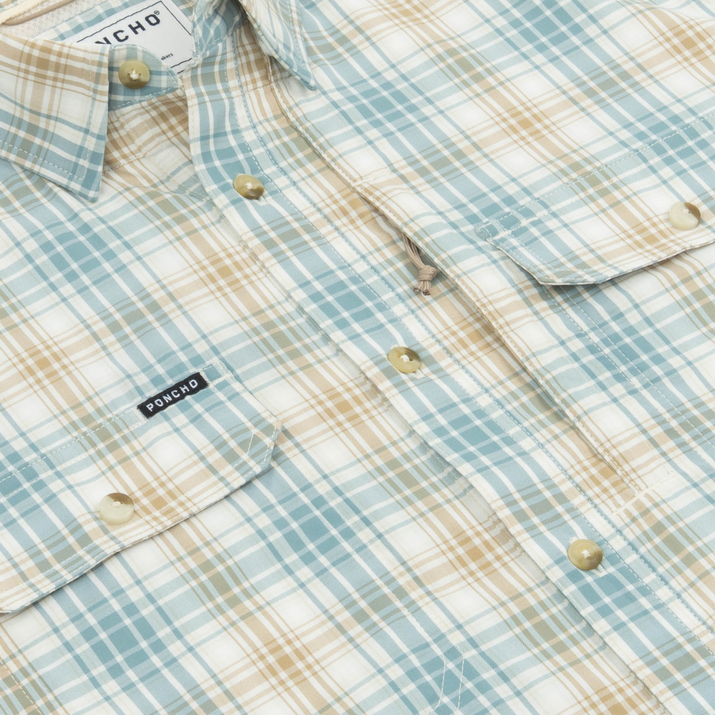 Poncho Outdoors | The Double Haul | Brown And Green Plaid
