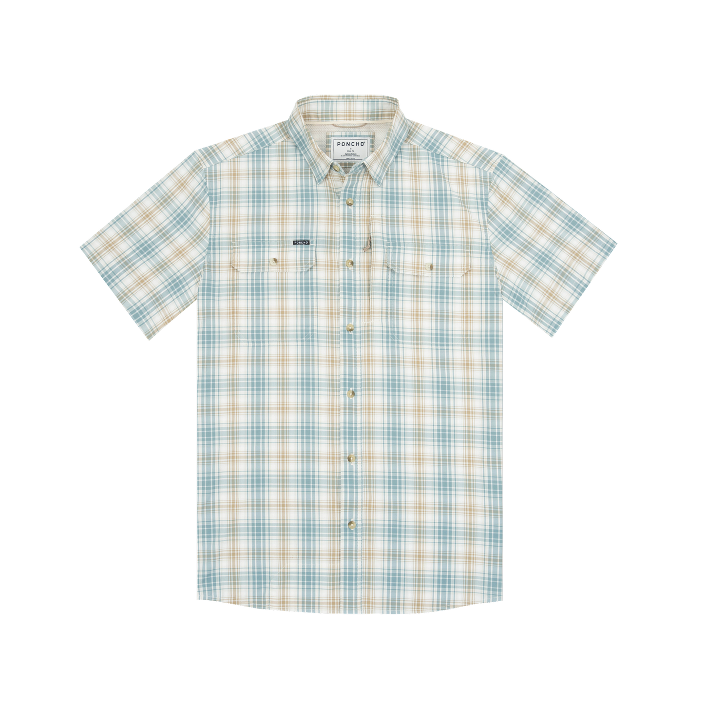 Poncho Outdoors | The Double Haul | Brown And Green Plaid