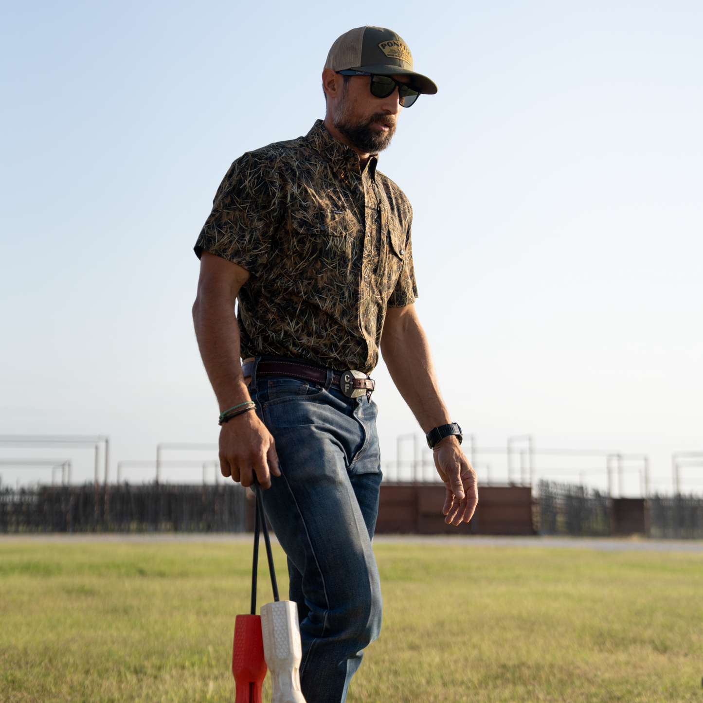 Poncho Outdoors | The Layout Blind | Reedline  Camo