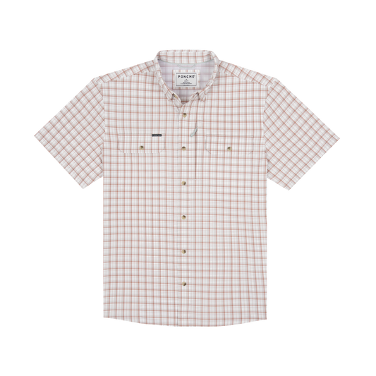 Poncho Outdoors | The Truck Norris | Maroon Aqua White Plaid