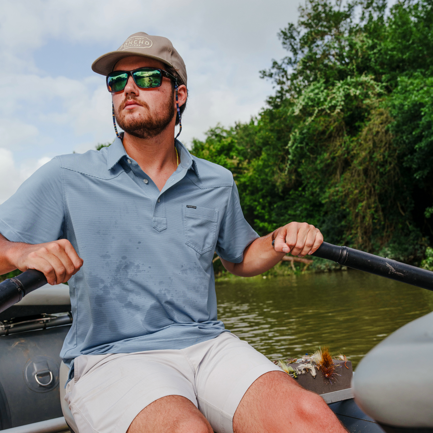 Poncho Outdoors | The Wide Open | Blue
