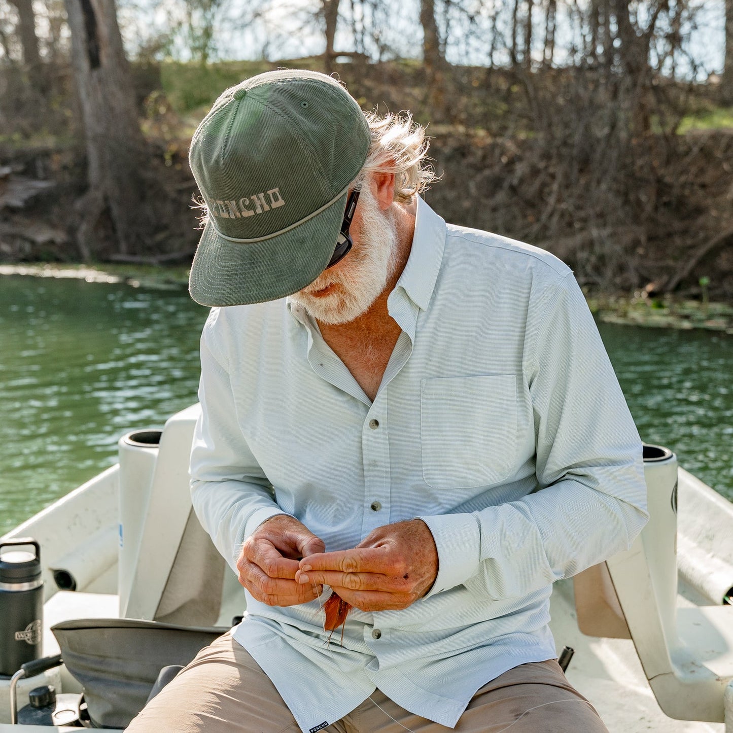Poncho Outdoors | The Frog Leg | Turf Green Micro Check