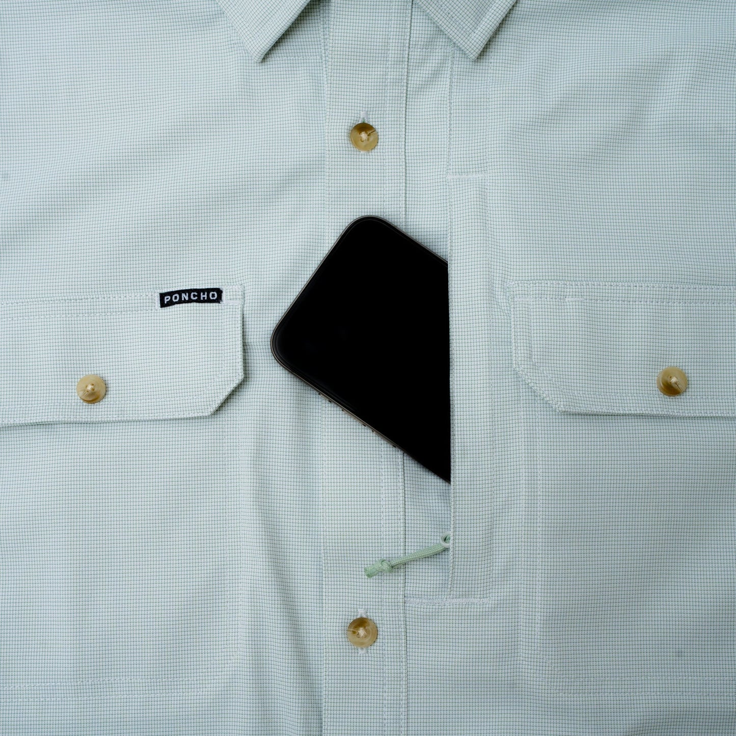 Poncho Outdoors | The Carolina Rig | Turf Green Microcheck