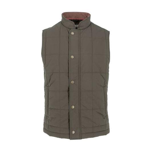 Tom Beckbe Burgess Quilted Vest - Black Olive