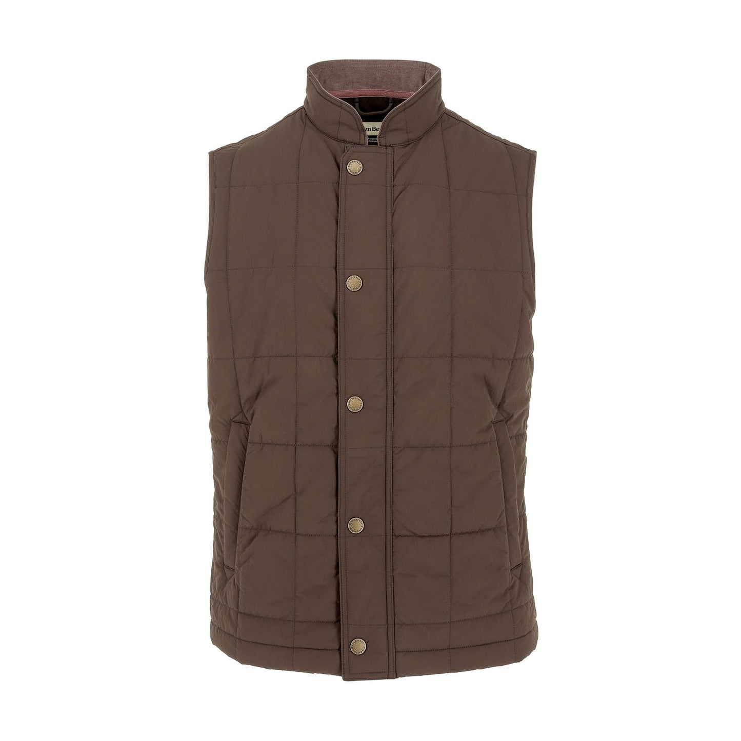 Tom Beckbe Burgess Quilted Vest - Rye Brown
