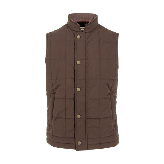 Tom Beckbe Burgess Quilted Vest - Rye Brown