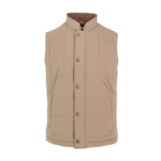 Tom Beckbe Burgess Quilted Vest - Tan