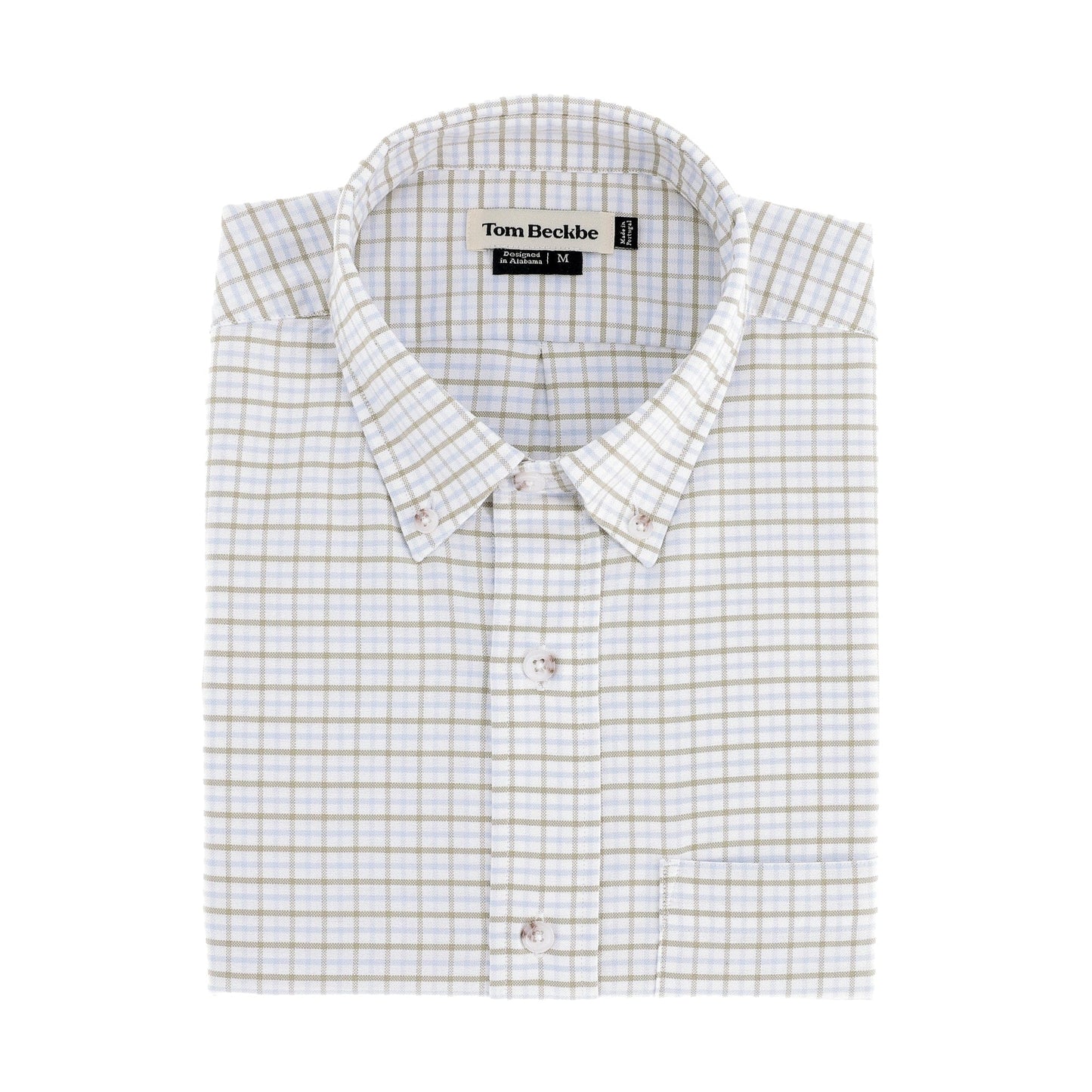 Tom Beckbe Culver Oxford Shirt - Khaki Sky