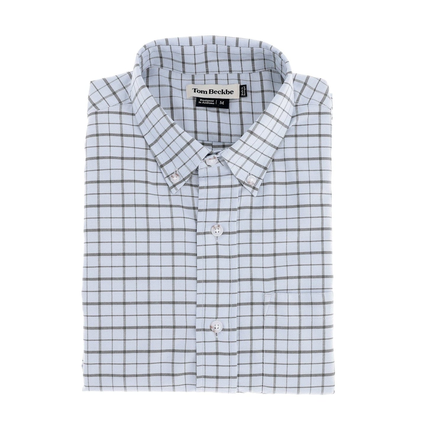 Tom Beckbe Culver Oxford Shirt - Olive Blue