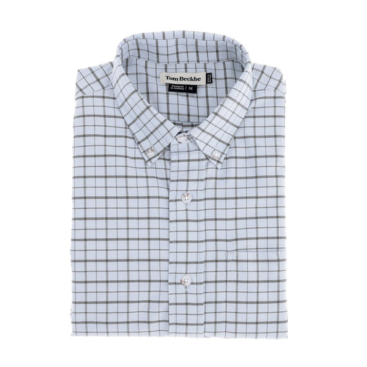 Tom Beckbe Culver Oxford Shirt - Olive Blue