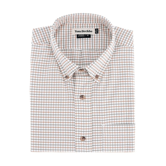 Tom Beckbe Culver Oxford Shirt - Rust Grey