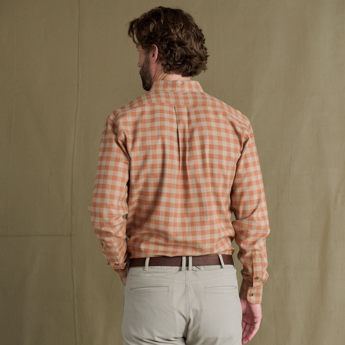 Tom Beckbe | Dixon Brushed Cotton Twill Shirt | Dusk