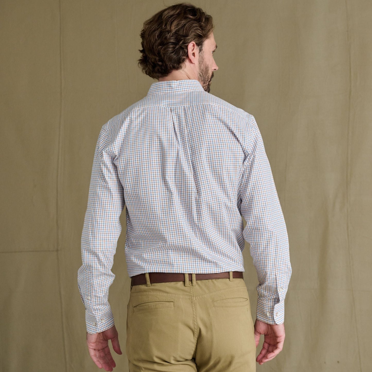 Tom Beckbe | Easley Pinpoint Oxford Shirt | Cornflower