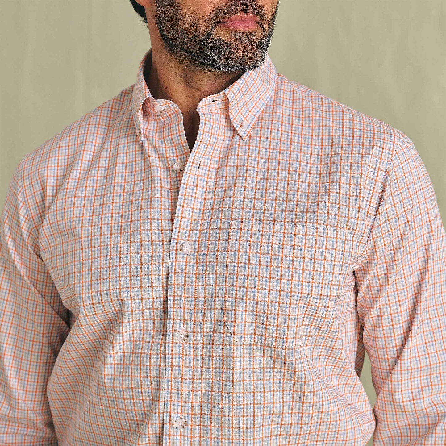 Tom Beckbe Ensley Pinpoint Oxford Shirt - Daybreak