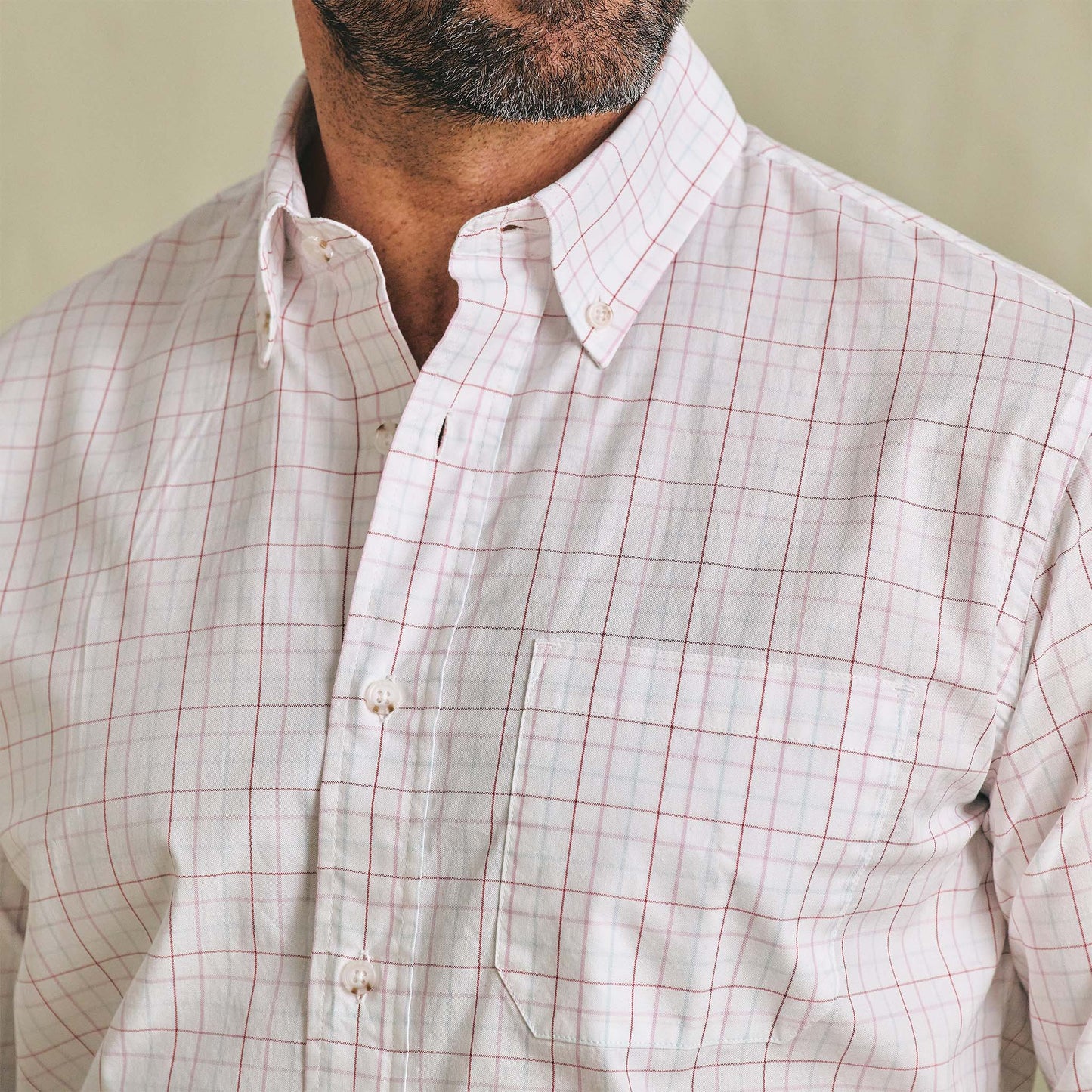 Tom Beckbe Ensley Pinpoint Oxford Shirt - Plum