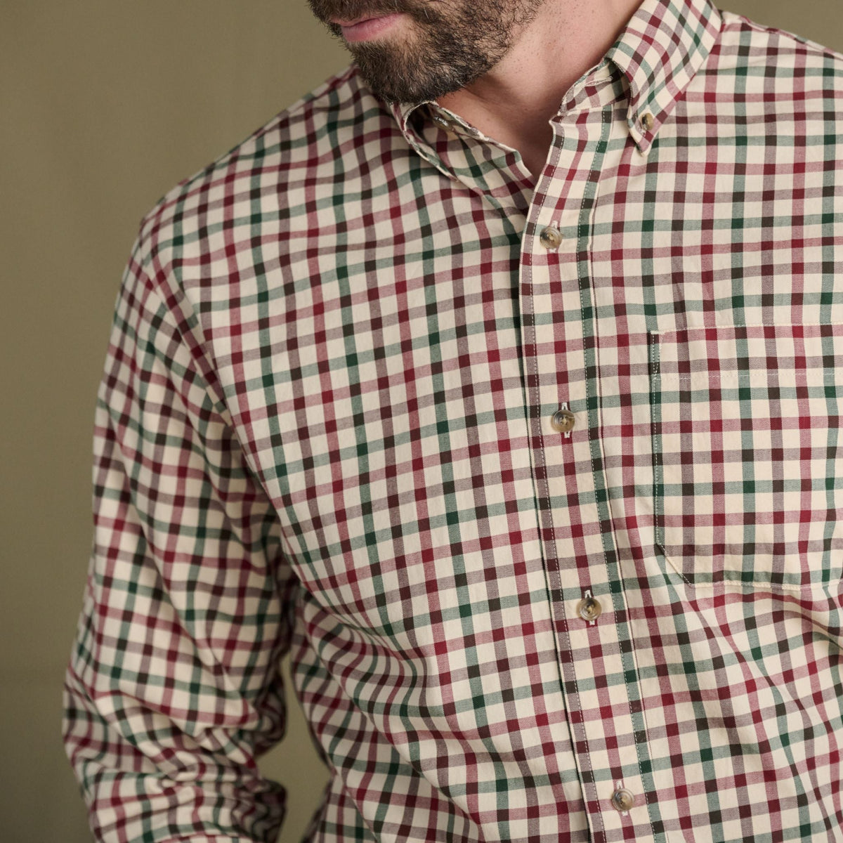 Tom Beckbe | Knapp Cotton Twill Shirt | Bog