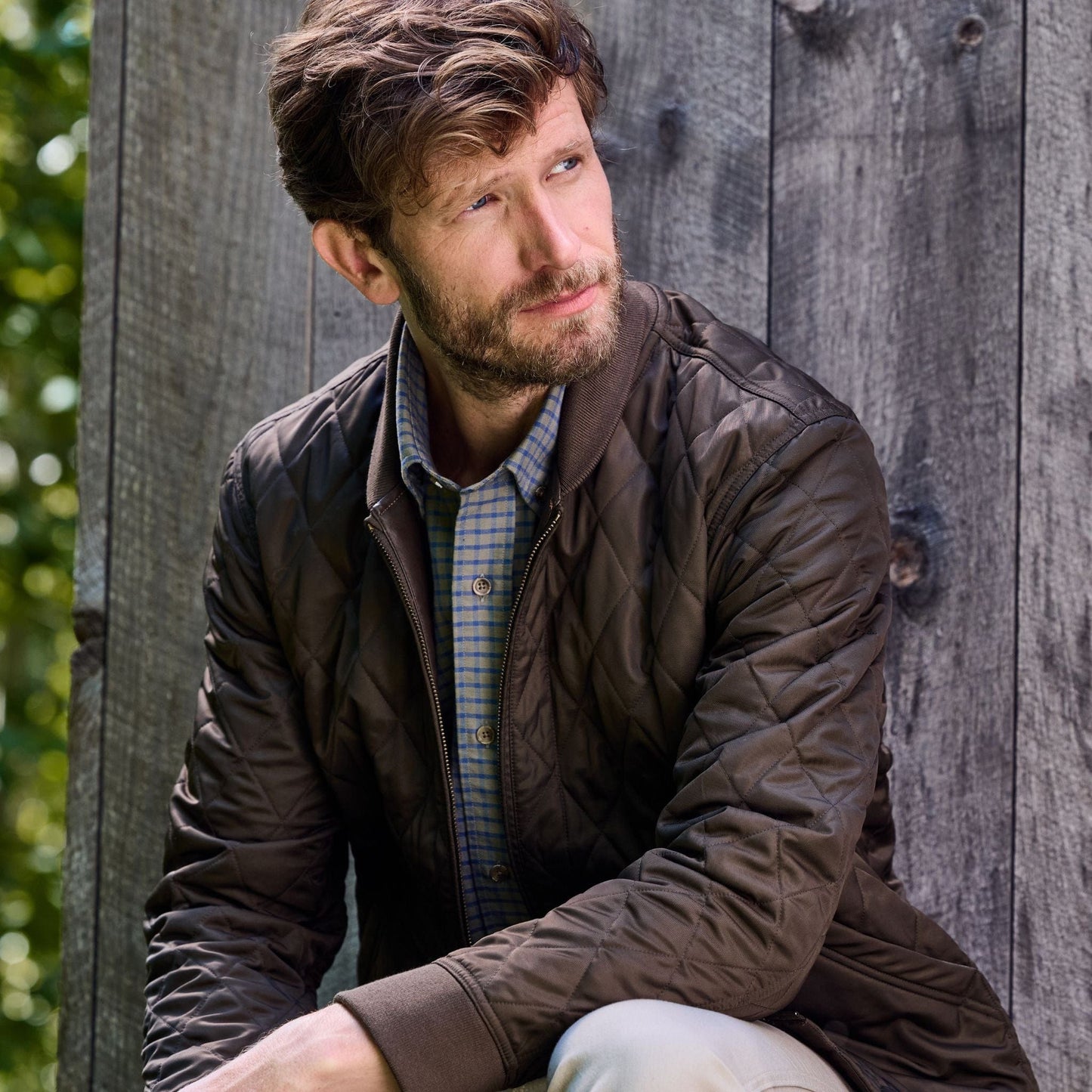 Tom Beckbe Logan Bomber Jacket - Dark Green