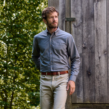 Tom Beckbe Culver Oxford Shirt - Orchard Blue