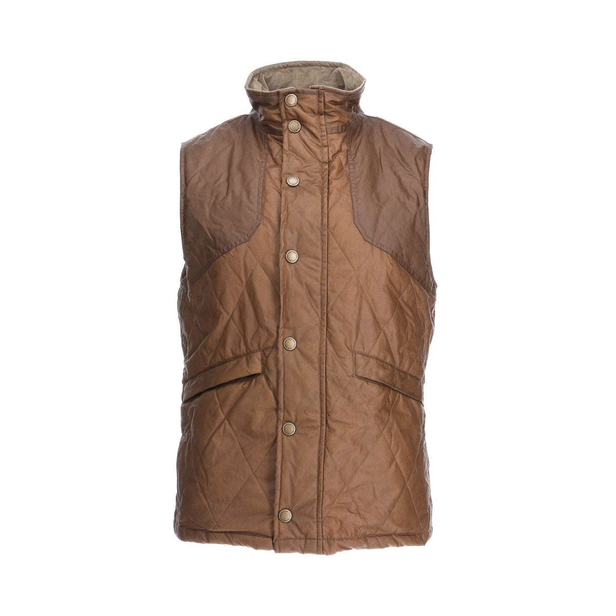 Tom Beckbe | Paddock Quilted Vest | Tobacco