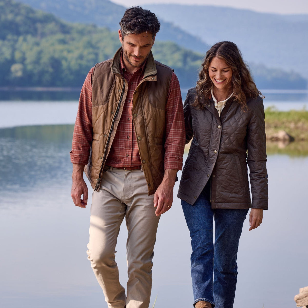 Tom Beckbe | Paddock Quilted Vest | Tobacco