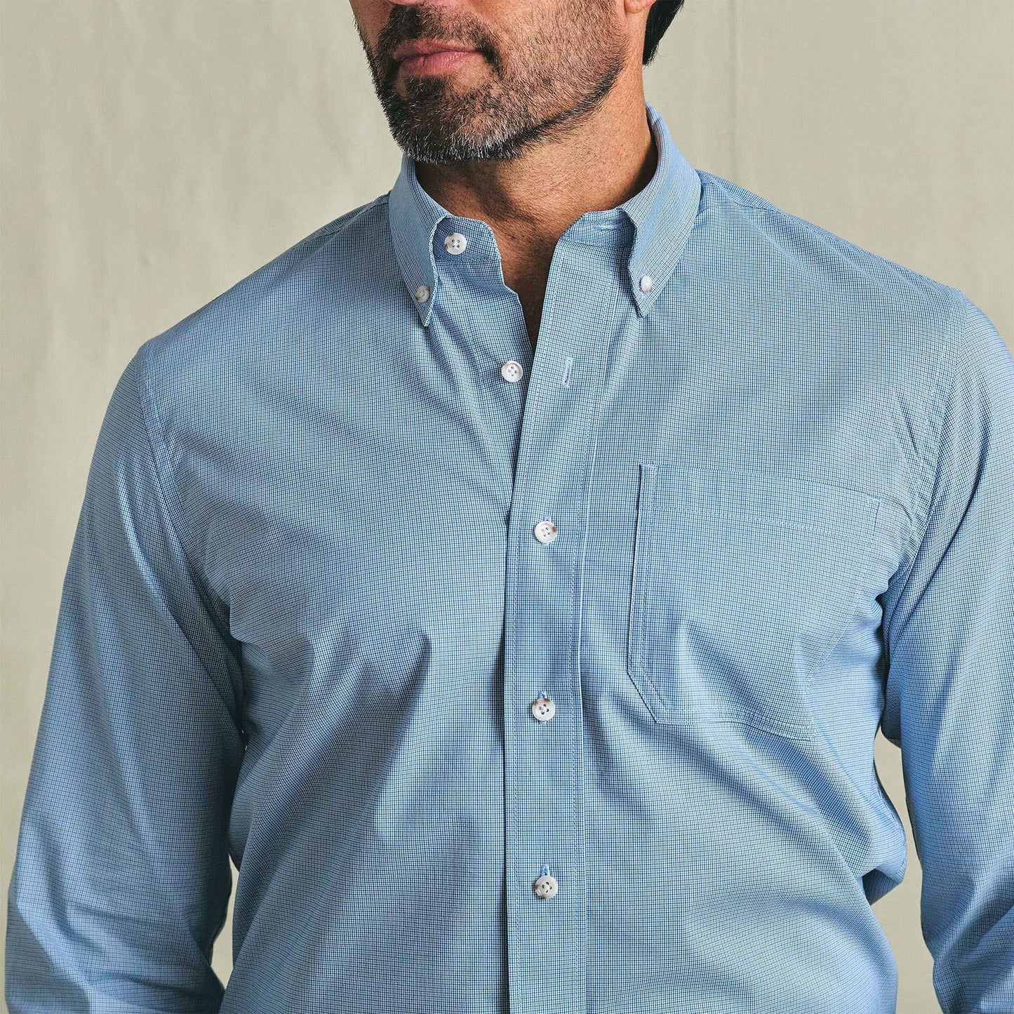 Tom Beckbe Powell Performance Sport Shirt  - Blue Hour