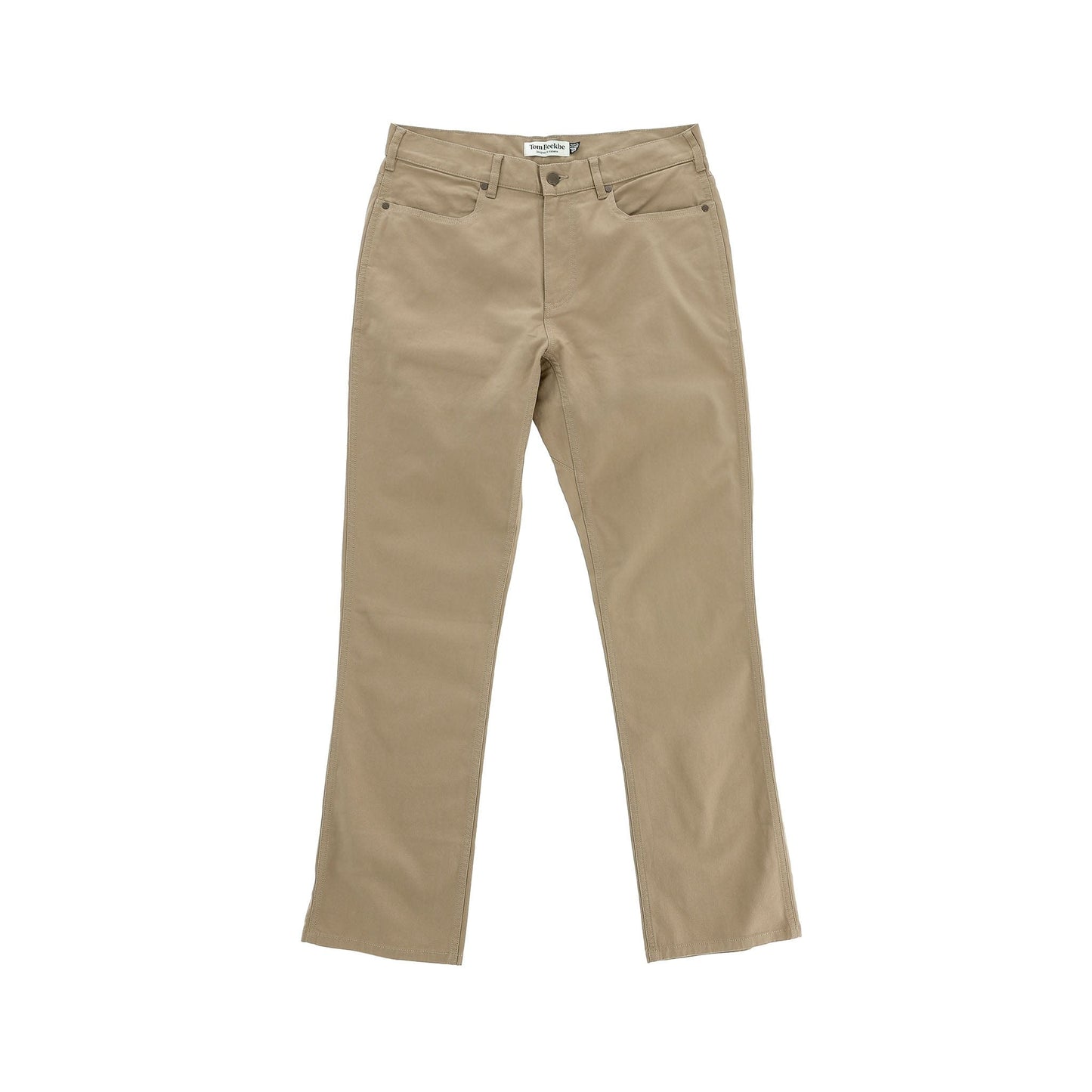 Tom Beckbe Reid Cotton Chino Pant - Dark Khaki