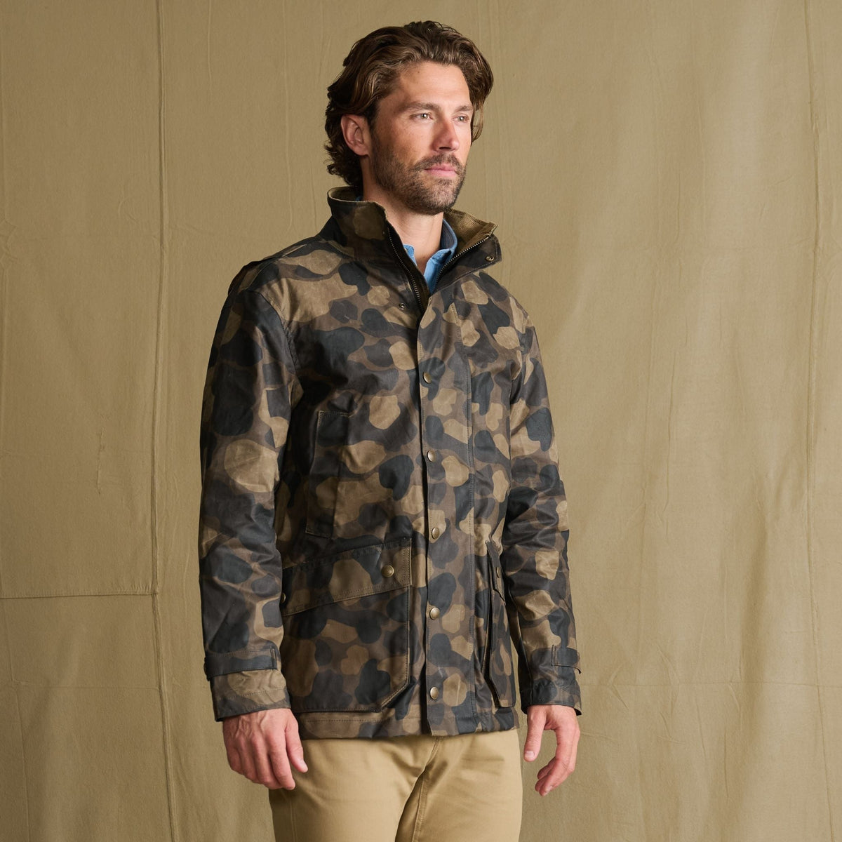 Tom Beckbe | Tensaw Waxed Jacket | Classic Camo