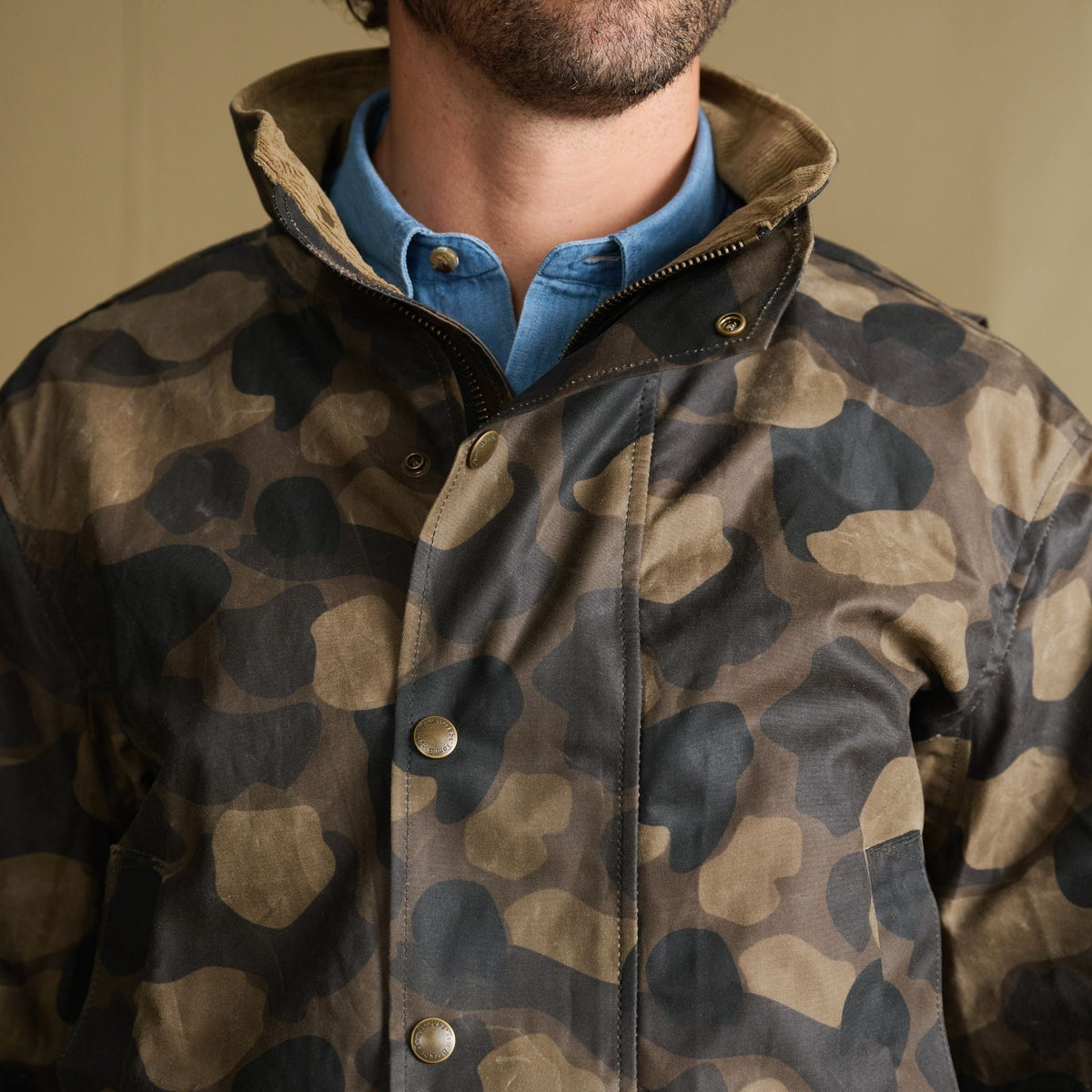 Tom Beckbe | Tensaw Waxed Jacket | Classic Camo