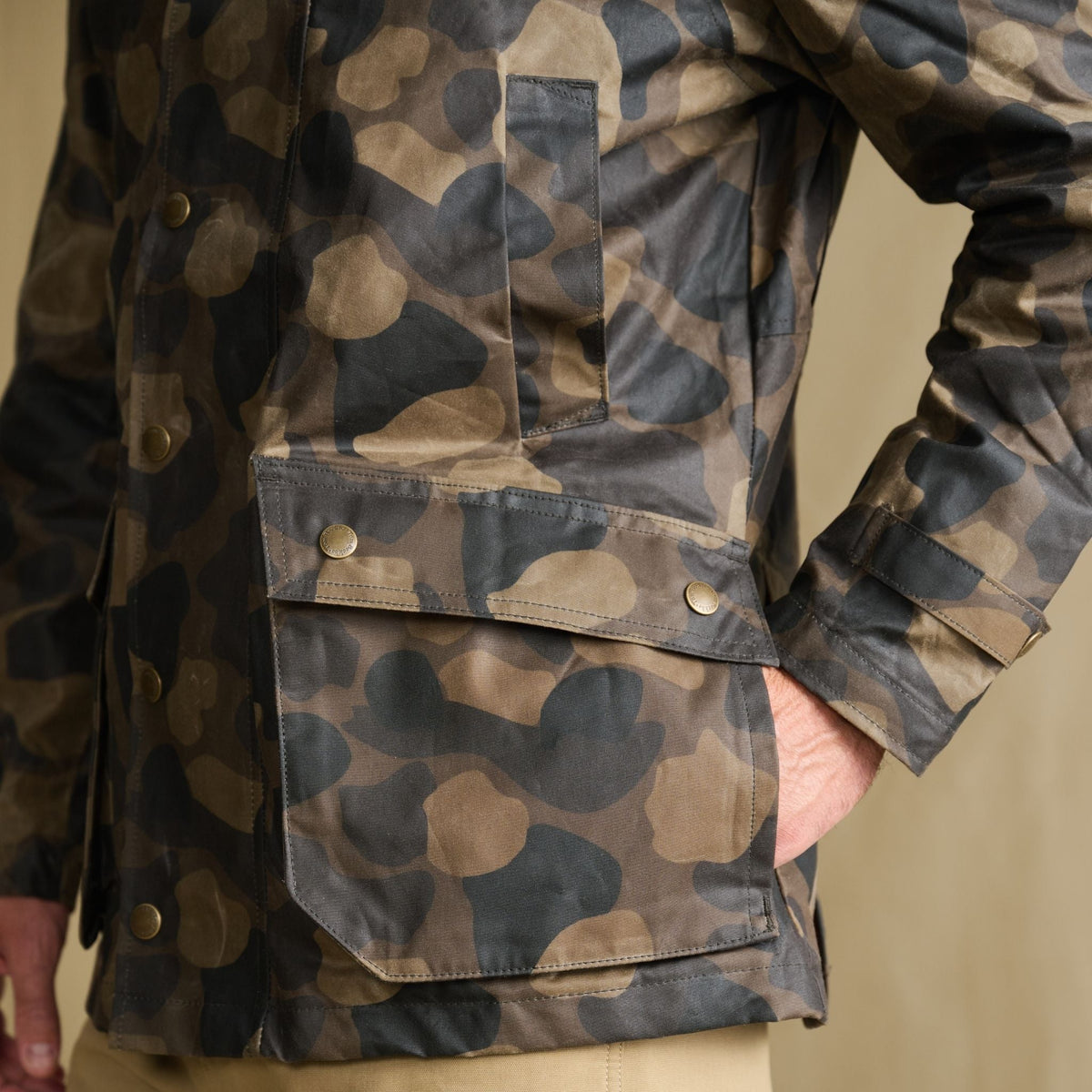 Tom Beckbe | Tensaw Waxed Jacket | Classic Camo