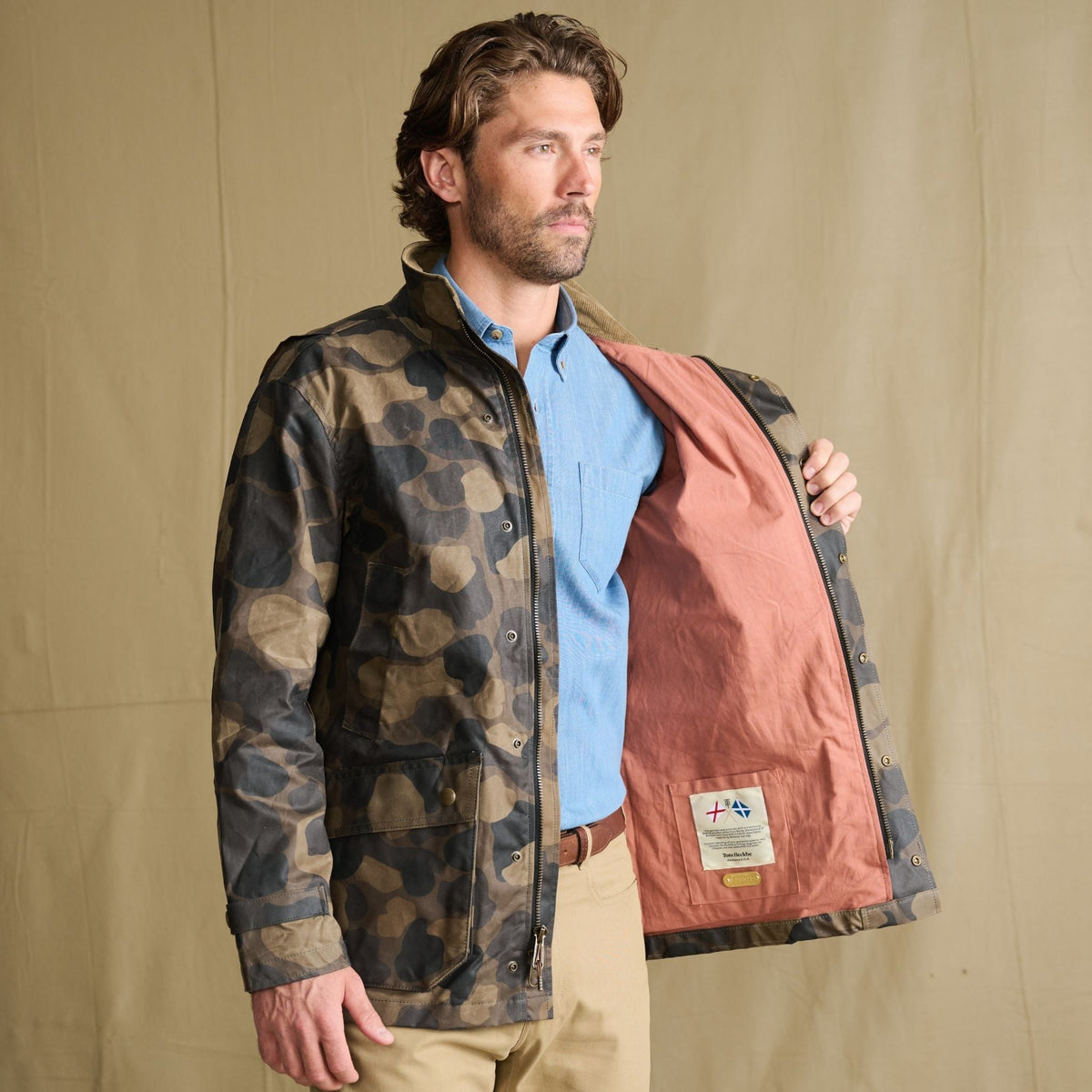 Tom Beckbe | Tensaw Waxed Jacket | Classic Camo