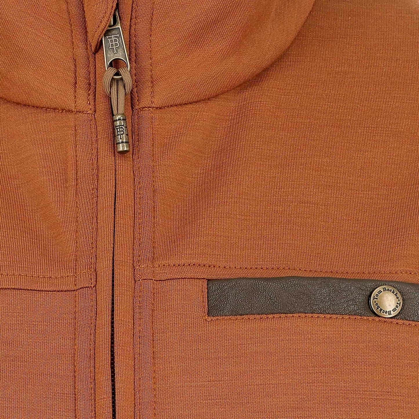 Tom Beckbe Tucker Fleece Quarter Zip - Clay