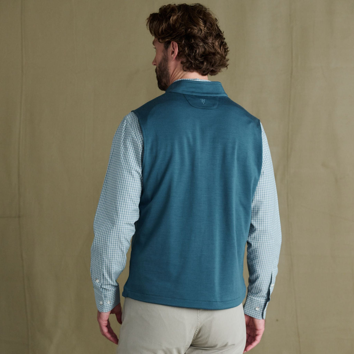 Tom Beckbe | Tucker Fleece Vest | Cape Blue