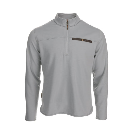Tom Beckbe Tucker Fleece Quarter Zip - Blue Grey