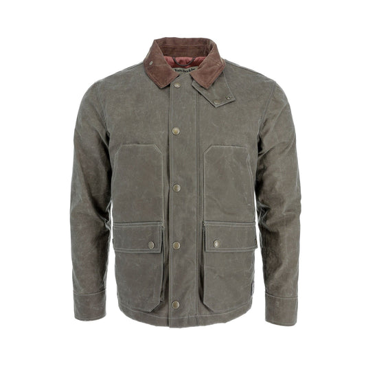 Tom Beckbe Steward Waxed Canvas Jacket - Wetland Green
