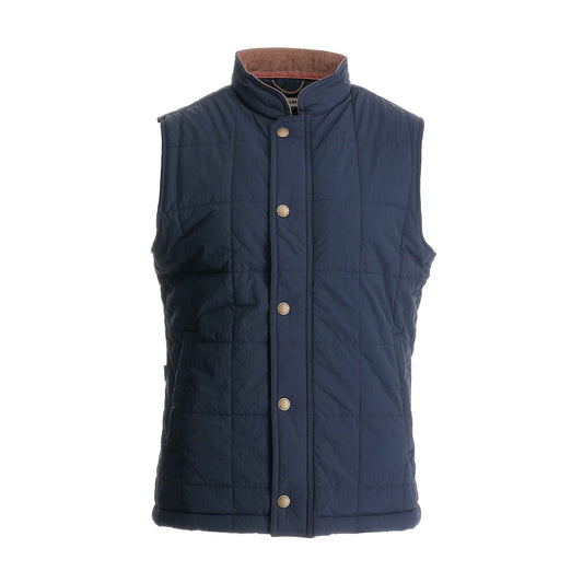 Tom Beckbe | Burgess Quilted Vest | Navy