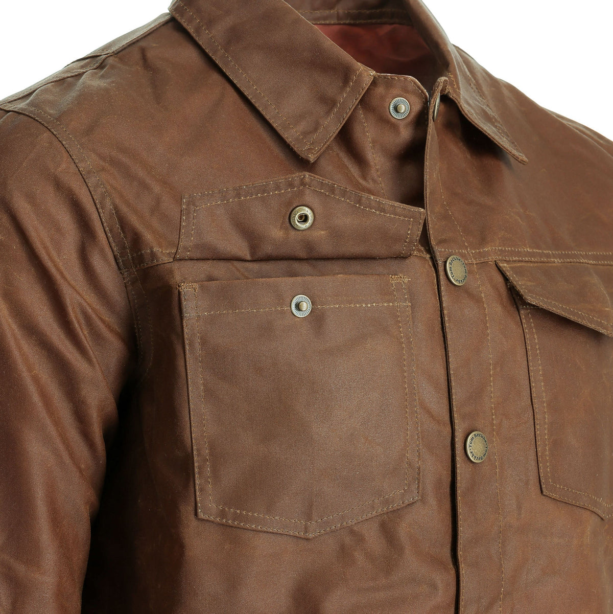 Tom Beckbe | Chatom Waxed Jacket | Field Tan