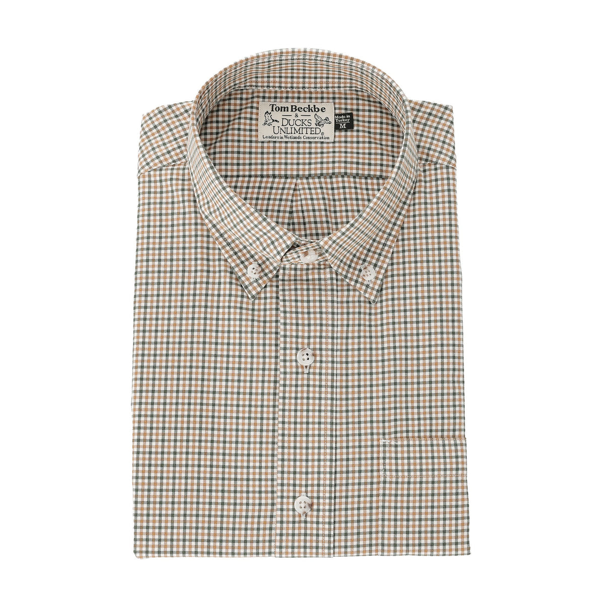 Tom Beckbe | Knapp Cotton Twill Shirt | Amber Moss