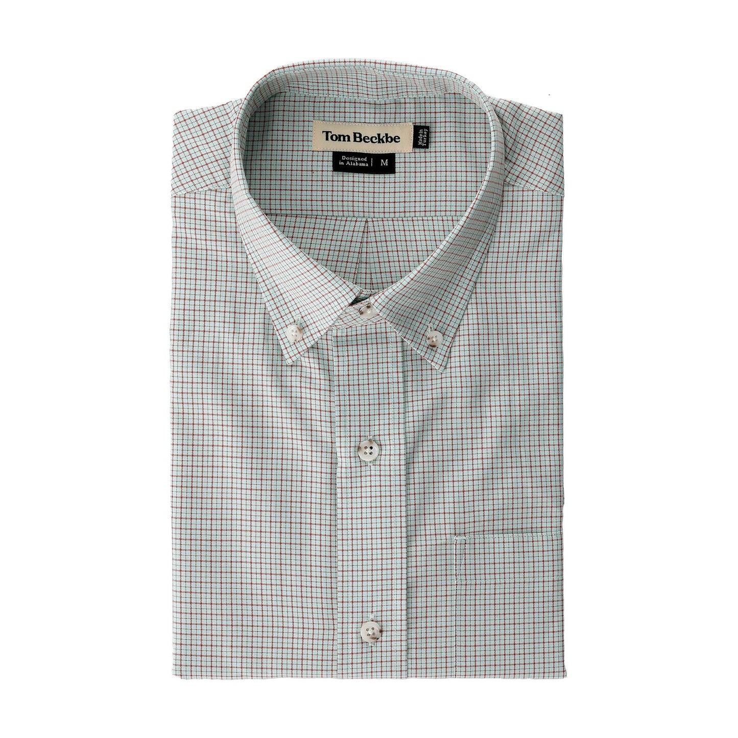 Tom Beckbe | Easley Pinpoint Oxford Shirt | Copper Blue
