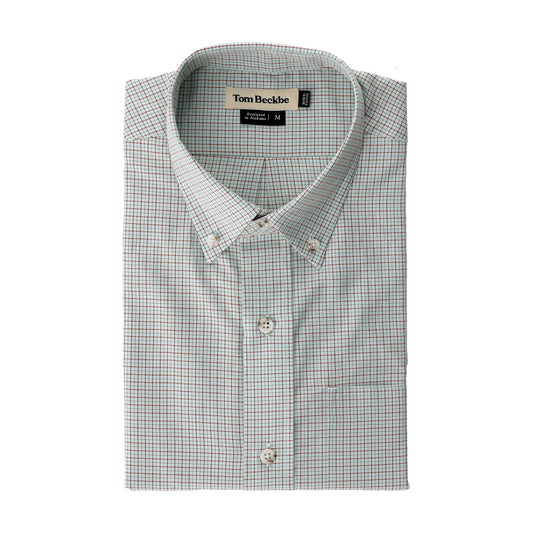 Tom Beckbe | Easley Pinpoint Oxford Shirt | Copper Blue