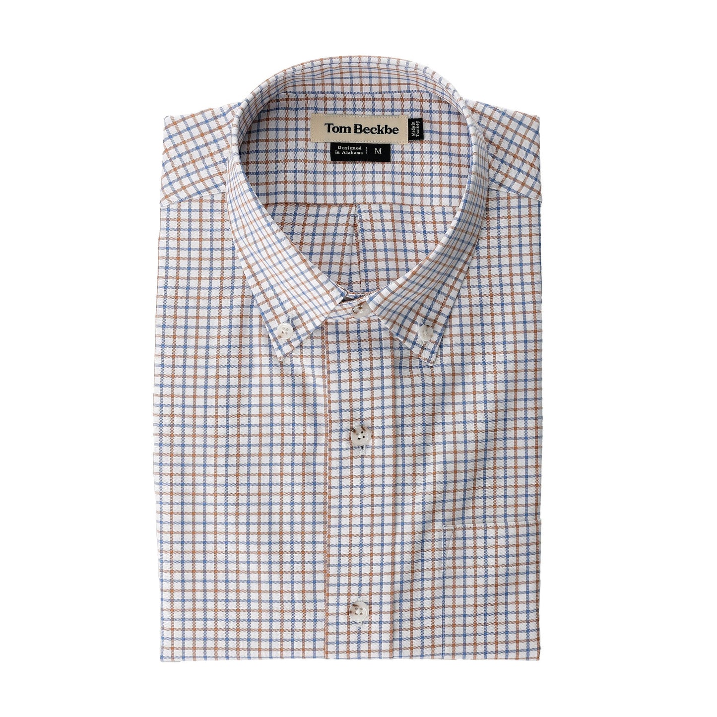 Tom Beckbe | Easley Pinpoint Oxford Shirt | Cornflower