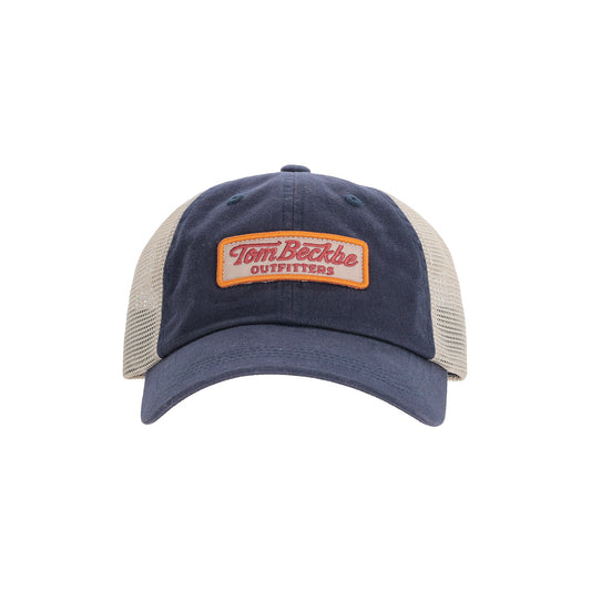Tom Beckbe | Cotton Trucker Hat Logo | Navy