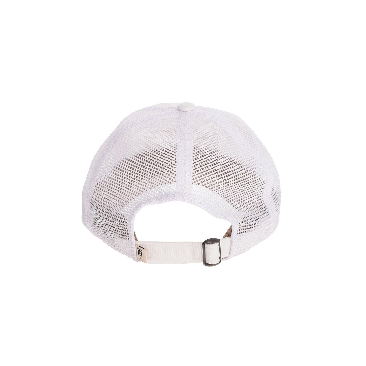 Tom Beckbe | Cotton Trucker Hat Logo | White