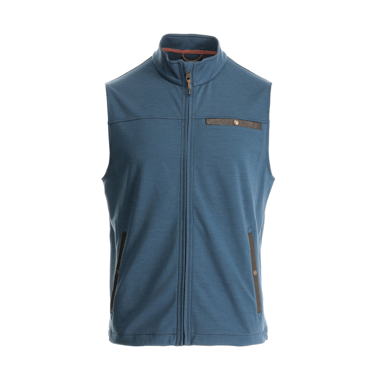 Tom Beckbe | Tucker Fleece Vest | Cape Blue